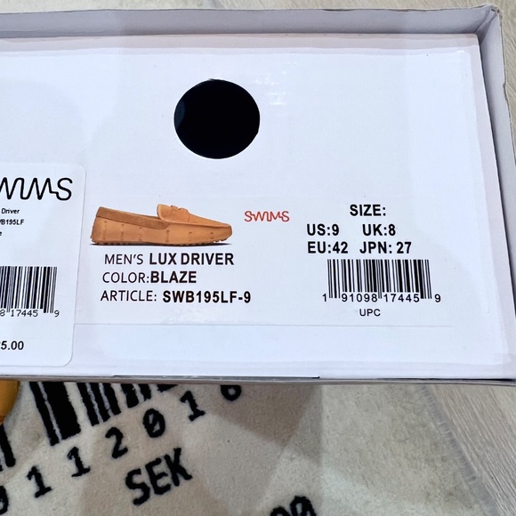 Swims Shoes Penny Loafers Waterproof Lux Driver - Blaze main image 4